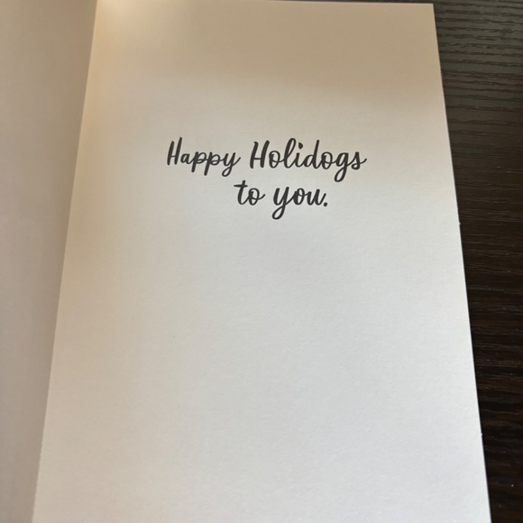 CHRISTMAS/ HOLIDAY SESSON DOG GREETING CARD - Picture 3 of 3